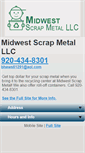 Mobile Screenshot of midwestscrapmetal.com